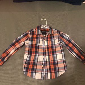 Nautica plaid button down shirt